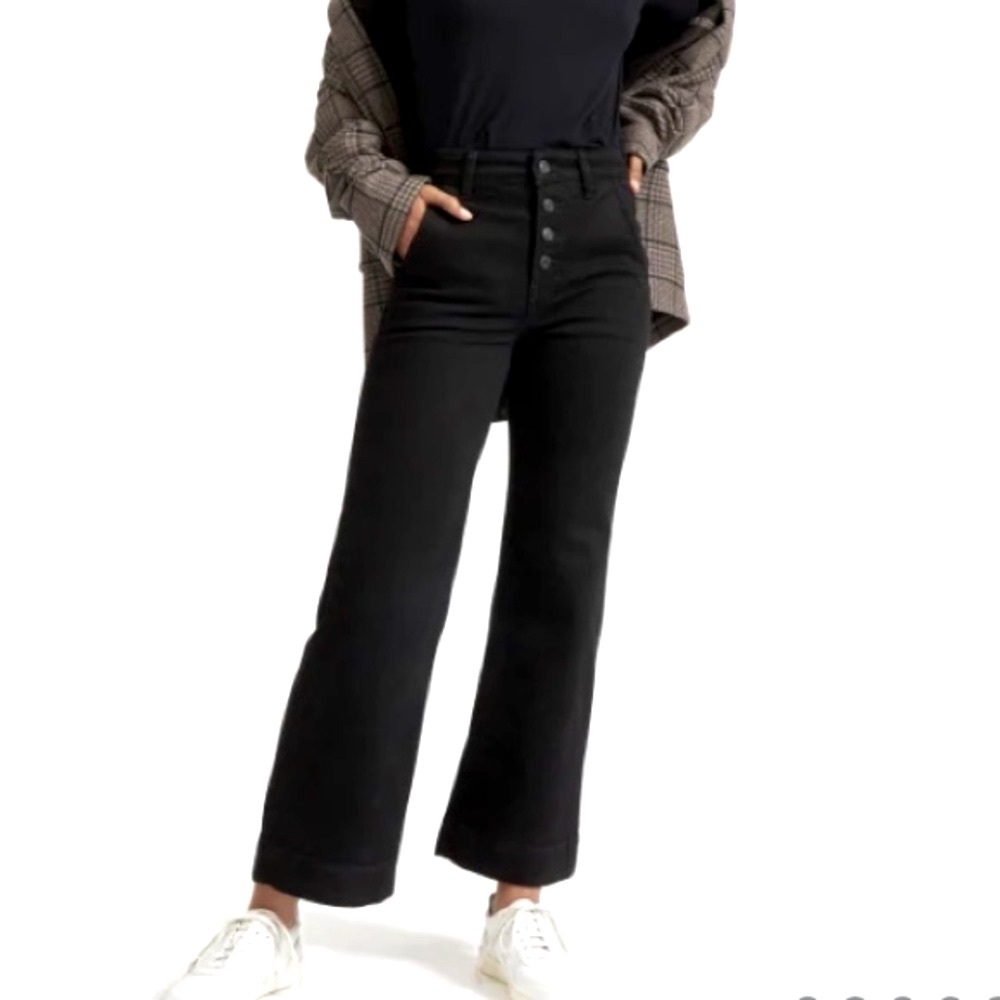 Everlane Women's High Rise Black Jeans